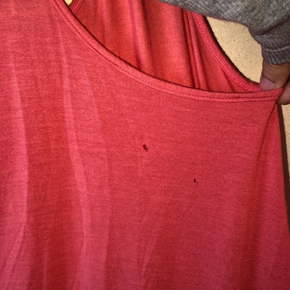 Flowy coral tank top - Picture 4 of 6